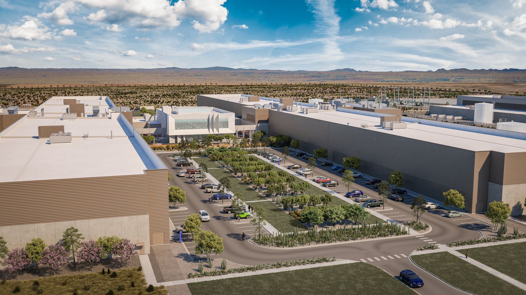 Rendering of Meta’s Mesa Data Center
