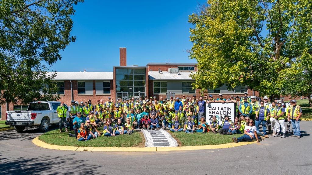 A group of people at Gallatin Shalom Zone - Community support