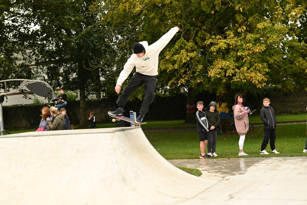 A boy and a skateboard