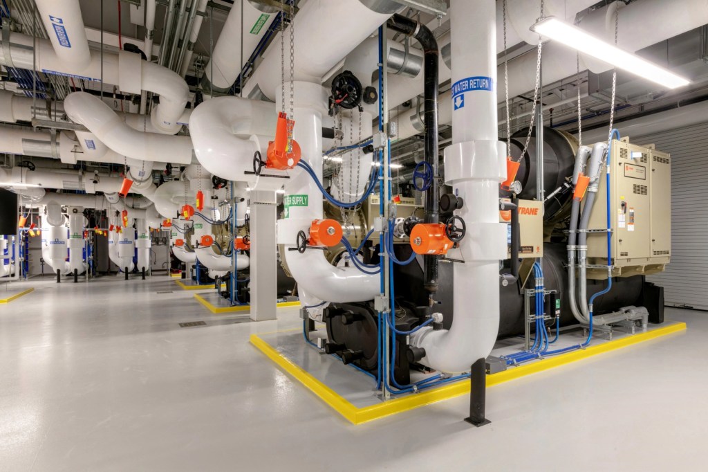 Pipes in a data center