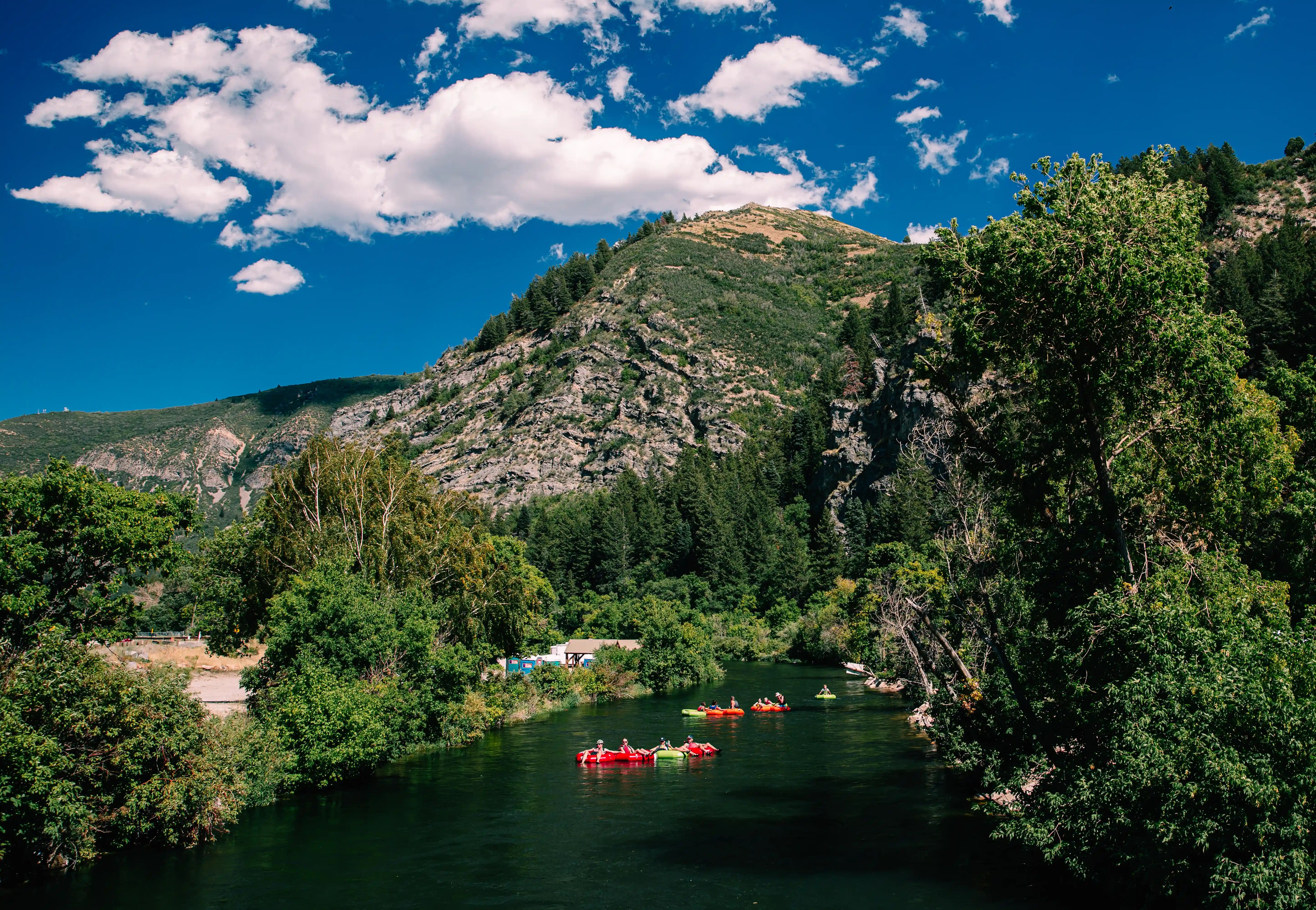 Mountains and a lake