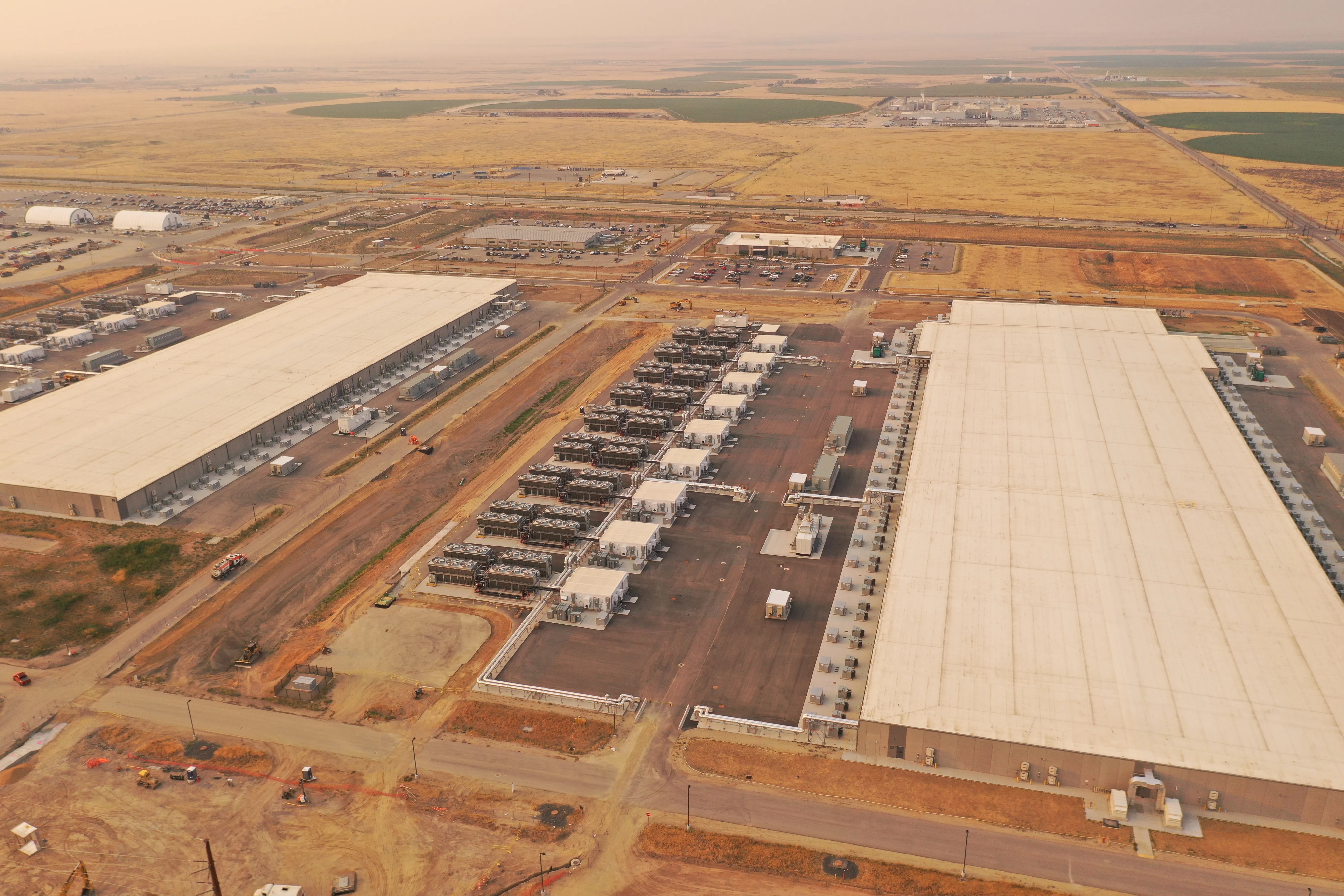 An aerial photo of the Kuna Data Center